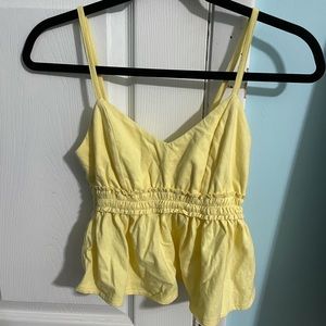 Forever 21 Yellow Tank Top